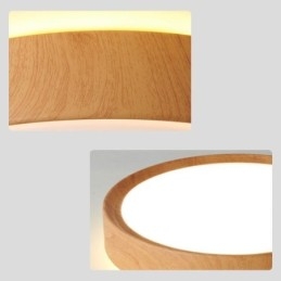 Dřevěná stropní svítidla Japonská stropní lampa