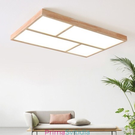 Moderní stropní svítidlo ve stylu minimalistického zapuštěného stropního svítidla ve stylu dřeva Moderní stropní svítidlo ve stylu minimalistického zapuštěného stropního svítidla ve stylu dřeva