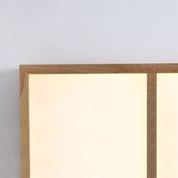 Moderní stropní svítidlo ve stylu minimalistického zapuštěného stropního svítidla ve stylu dřeva