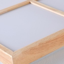 Moderní stropní svítidlo ve stylu minimalistického zapuštěného stropního svítidla ve stylu dřeva