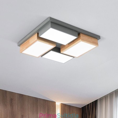Moderní stropní svítidlo geometrické dřevěné stropní svítidlo Moderní stropní svítidlo geometrické dřevěné stropní svítidlo