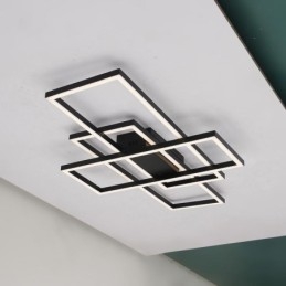 Moderní stropní svítidlo geometrické čtvercové stropní svítidlo