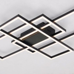 Moderní stropní svítidlo geometrické čtvercové stropní svítidlo