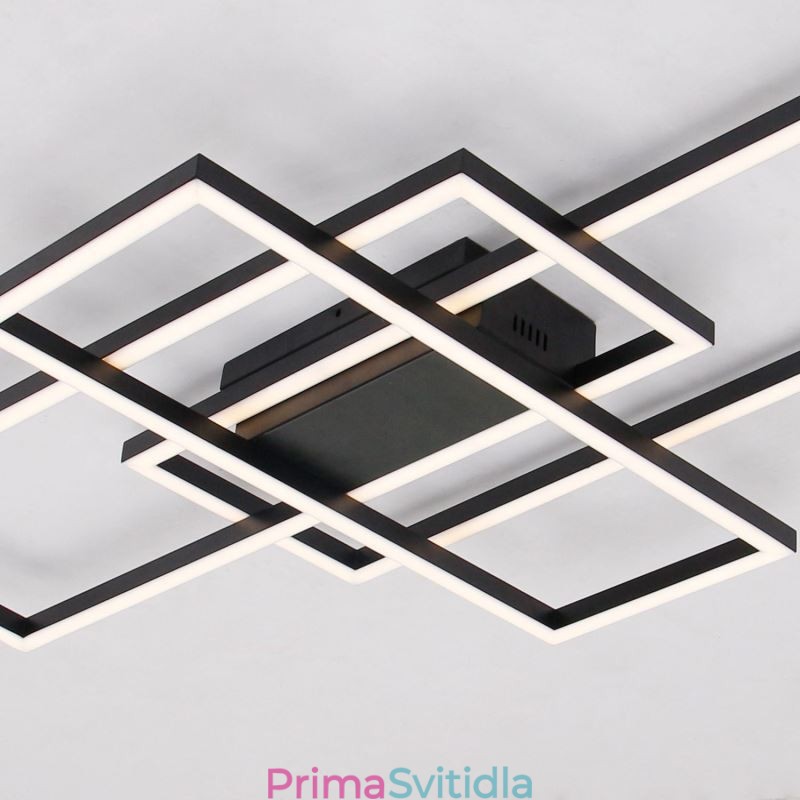 Moderní stropní svítidlo geometrické čtvercové stropní svítidlo