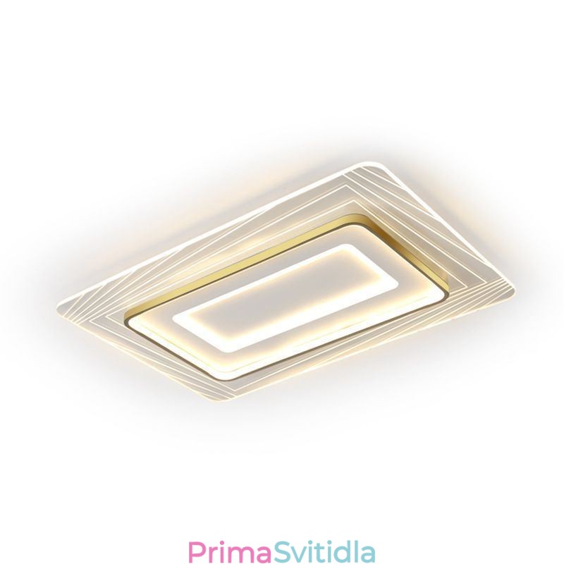 Obdélníkové zapuštěné stropní svítidlo Minimalistické akrylové ultratenké stropní svítidlo