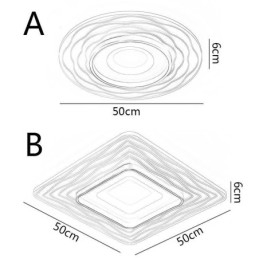 Minimalistické akrylové ultratenké stropní svítidlo pro zapuštěné stropní svítidlo