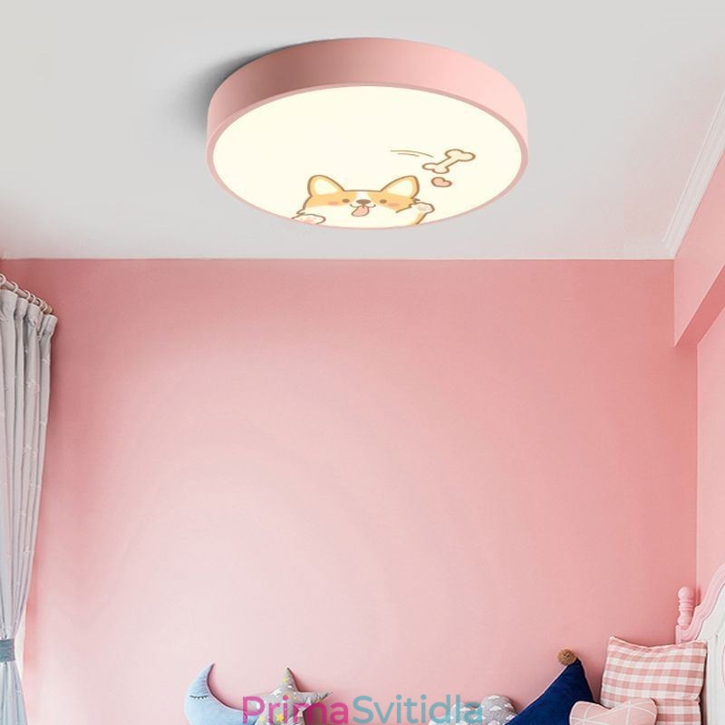 Zvířecí dětské stropní světlo kreslená stropní lampa