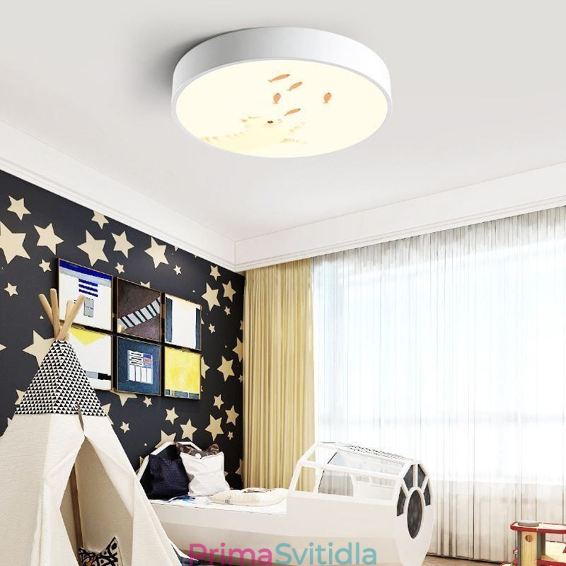 Zvířecí dětské stropní světlo kreslená stropní lampa