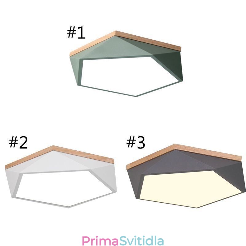 Moderní stropní svítidlo ve tvaru diamantu Design stmívatelné zapuštěné stropní svítidlo