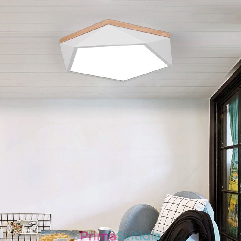 Moderní stropní svítidlo ve tvaru diamantu Design stmívatelné zapuštěné stropní svítidlo