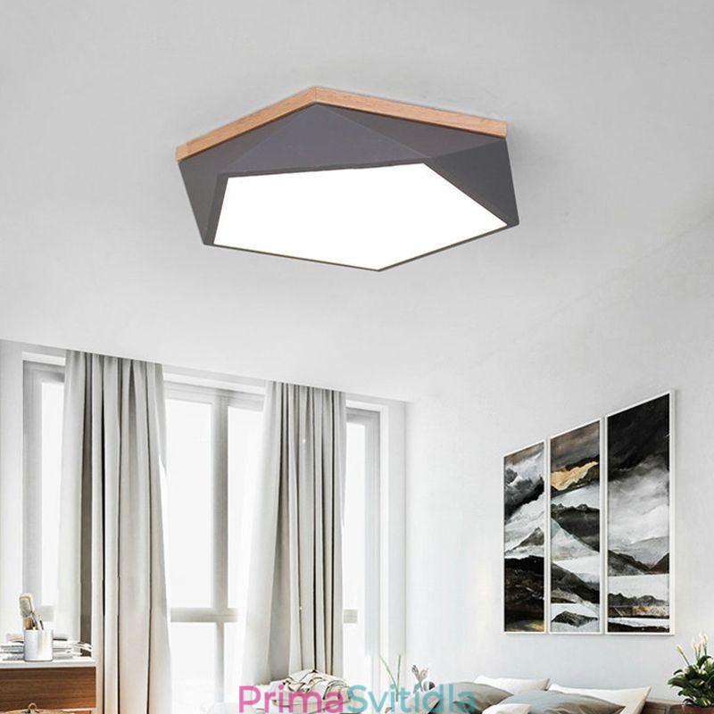 Moderní stropní svítidlo ve tvaru diamantu Design stmívatelné zapuštěné stropní svítidlo