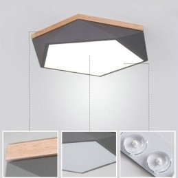 Moderní stropní svítidlo ve tvaru diamantu Design stmívatelné zapuštěné stropní svítidlo