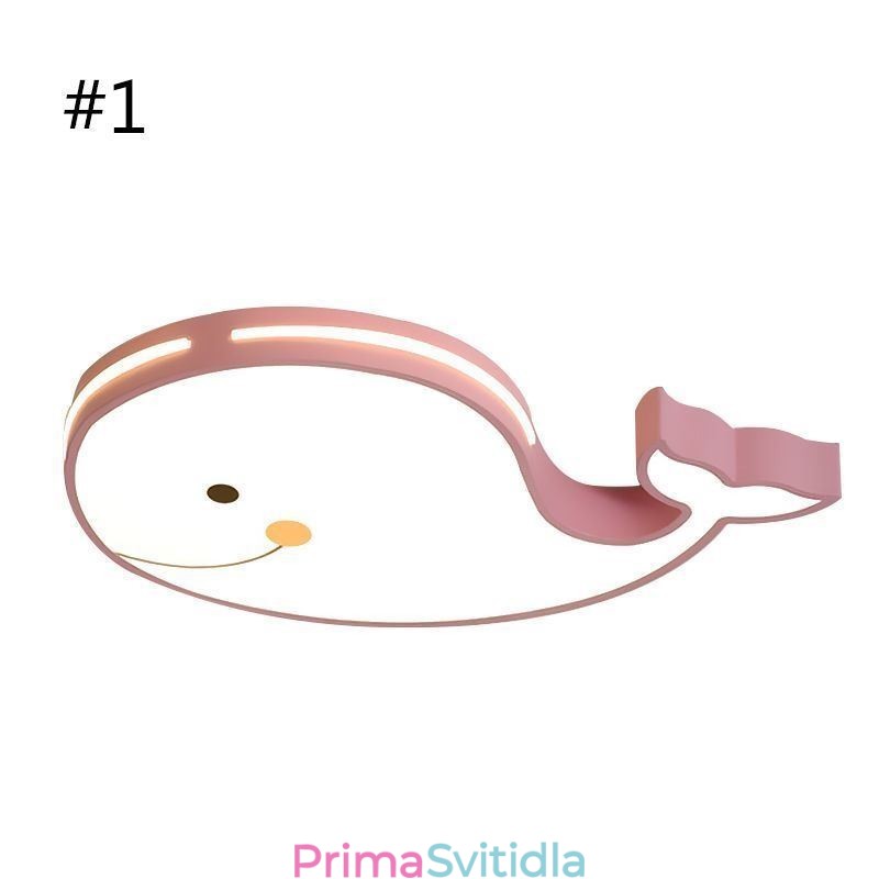Dolphin vzorované stmívatelné stropní svítidlo kreativní stropní svítidlo děti