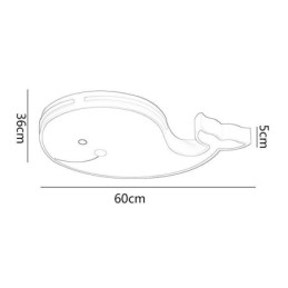 Dolphin vzorované stmívatelné stropní svítidlo kreativní stropní svítidlo děti