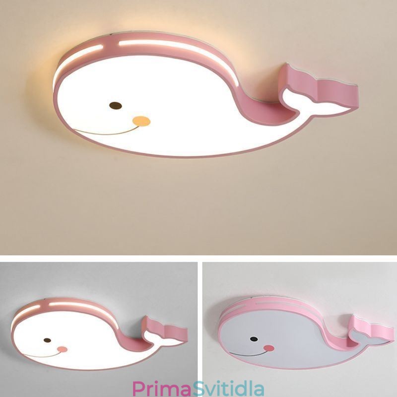 Dolphin vzorované stmívatelné stropní svítidlo kreativní stropní svítidlo děti