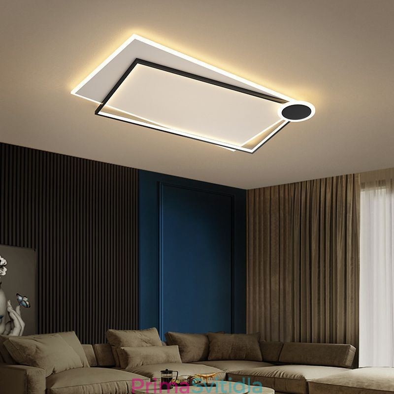 Minimalistické stropní svítidlo pro zapuštěnou montáž