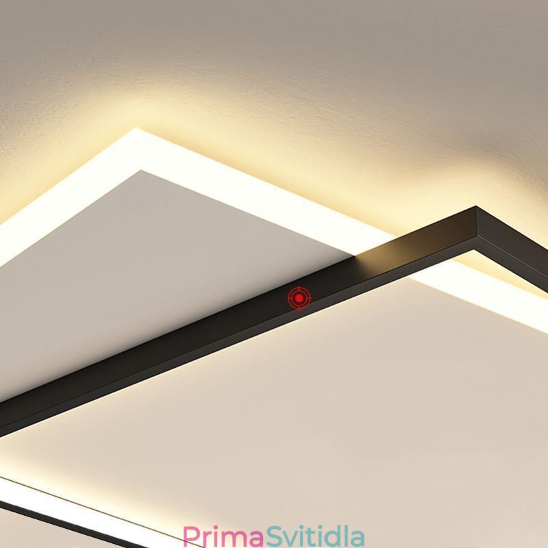 Minimalistické stropní svítidlo pro zapuštěnou montáž