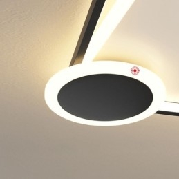 Minimalistické stropní svítidlo pro zapuštěnou montáž