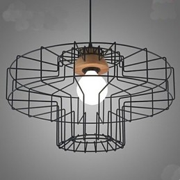 Jednohlavý Iron Lustr Lustr Retro Mesh