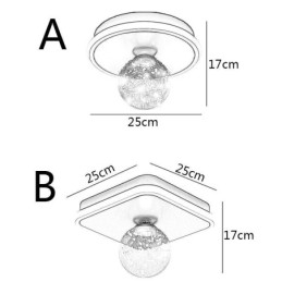 Stropní svítidlo pro zapuštěnou montáž Home Decor
