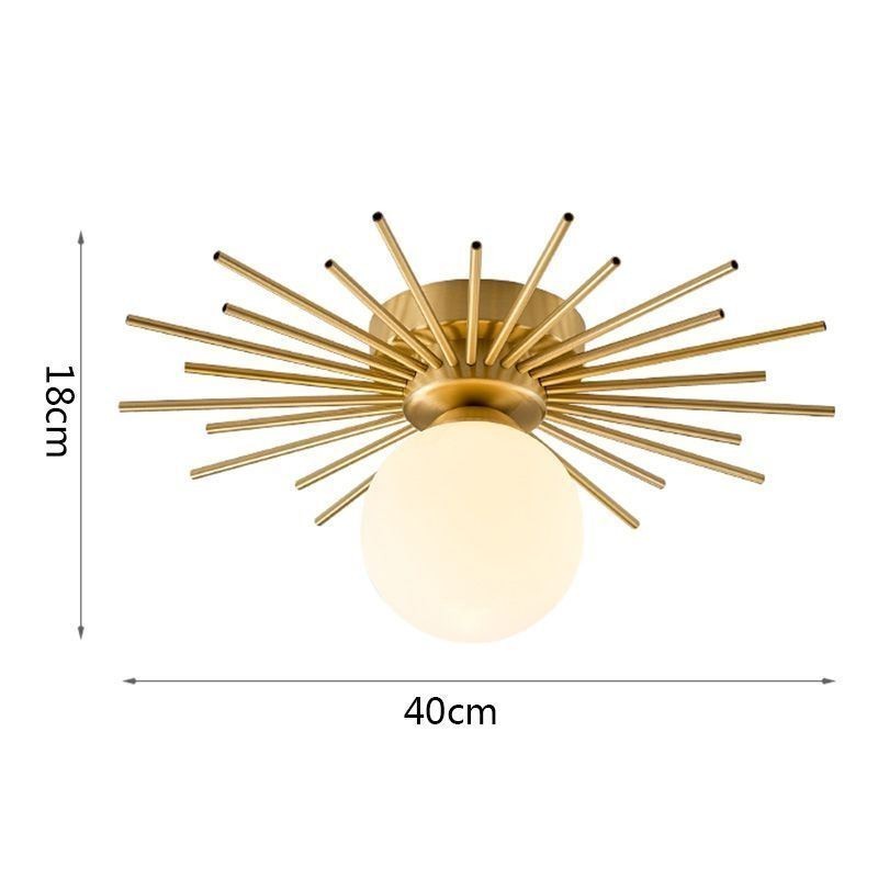 Moderní 1 svítidlo zapuštěné stropní svítidlo Globe stropní svítidlo
