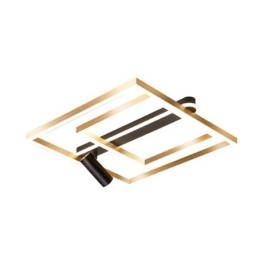 Minimalistické akrylové stropní svítidlo pro zapuštěnou montáž