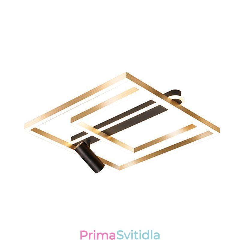 Minimalistické akrylové stropní svítidlo pro zapuštěnou montáž