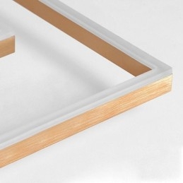 Minimalistické akrylové stropní svítidlo pro zapuštěnou montáž