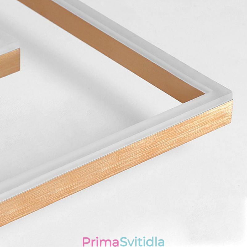 Minimalistické akrylové stropní svítidlo pro zapuštěnou montáž