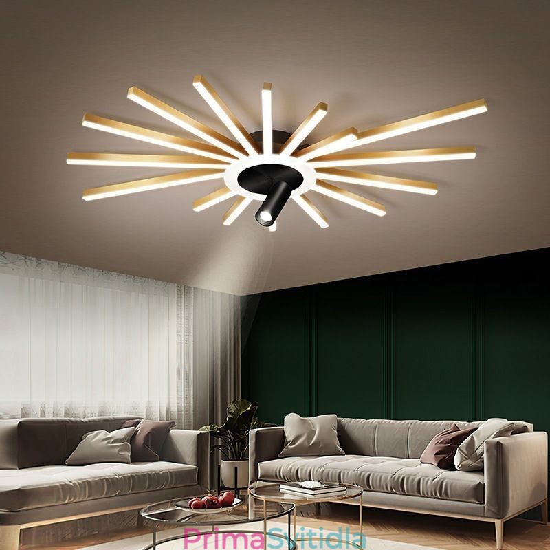 Zapuštěná akrylová nepravidelná lineární lampa Bodové světlo