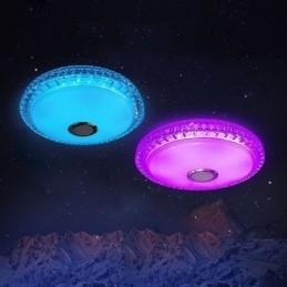 Zapuštěné stropní světlo s dálkovým ovládáním APP Bluetooth Music Speaker Light