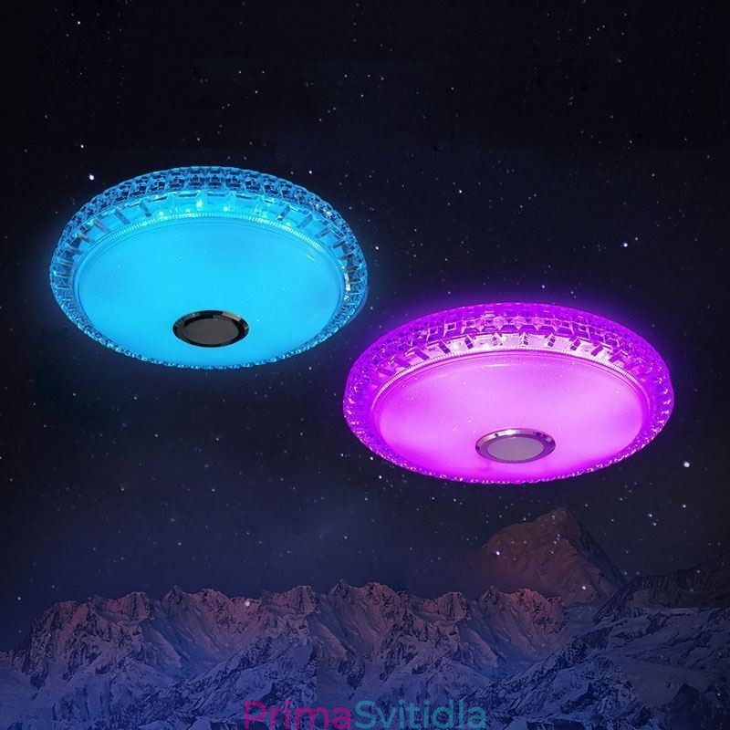 Zapuštěné stropní světlo s dálkovým ovládáním APP Bluetooth Music Speaker Light