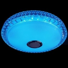 Zapuštěné stropní světlo s dálkovým ovládáním APP Bluetooth Music Speaker Light