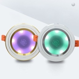Downlight Bluetooth hudební reproduktorová lampa Mobilní telefon Chytré stropní svítidlo