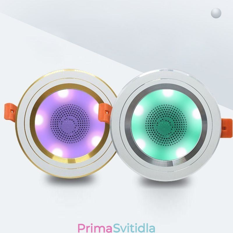 Downlight Bluetooth hudební reproduktorová lampa Mobilní telefon Chytré stropní svítidlo