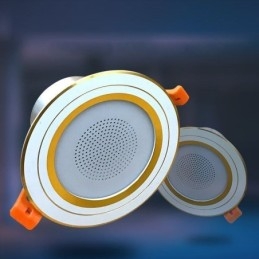 Downlight Bluetooth hudební reproduktorová lampa Mobilní telefon Chytré stropní svítidlo