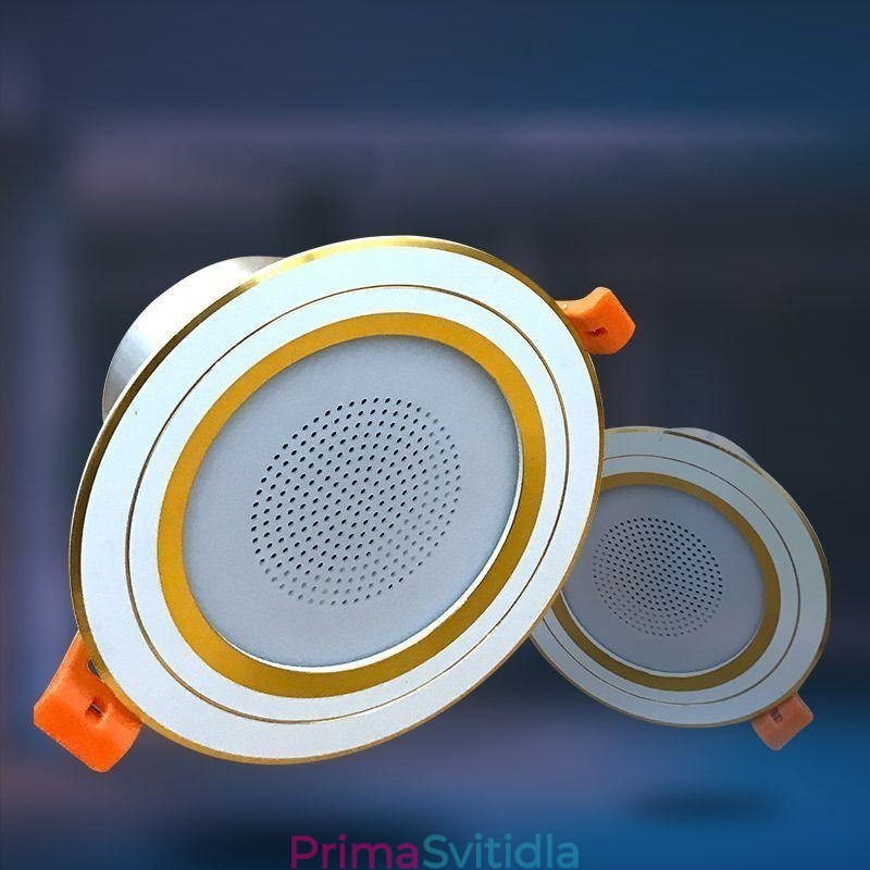 Downlight Bluetooth hudební reproduktorová lampa Mobilní telefon Chytré stropní svítidlo