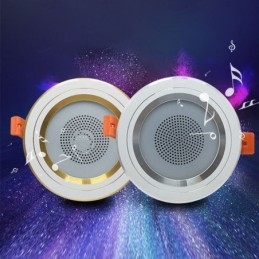 Downlight Bluetooth hudební reproduktorová lampa Mobilní telefon Chytré stropní svítidlo