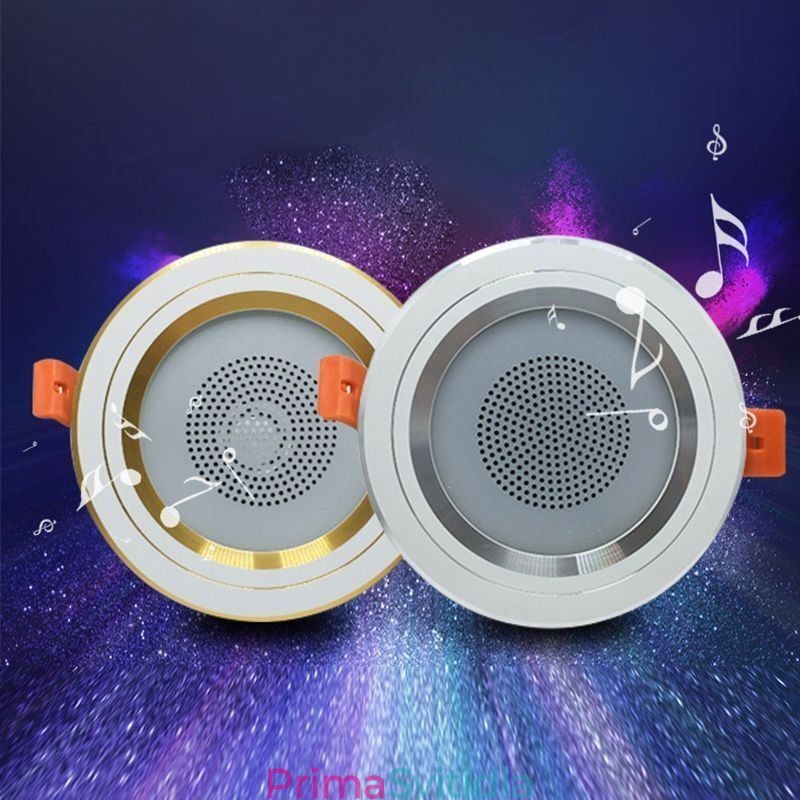 Downlight Bluetooth hudební reproduktorová lampa Mobilní telefon Chytré stropní svítidlo