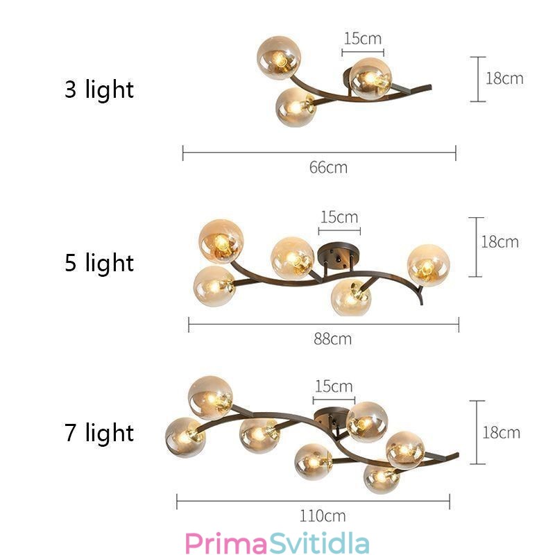 Moderní minimalistické zapuštěné skleněné podhledové svítidlo