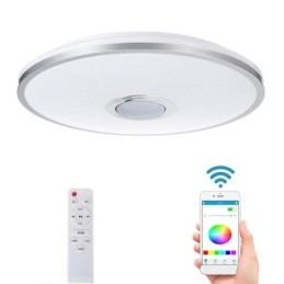 Zapuštěné barevné stropní svítidlo s funkcí časování hudebního reproduktoru Bluetooth