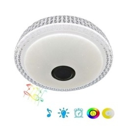 Stropní svítidlo Dekorativní lampa Dálkové ovládání APP zapuštěný držák Bluetooth hudebního reproduktoru