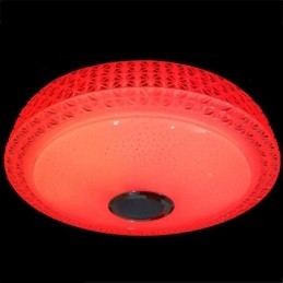 Stropní svítidlo Dekorativní lampa Dálkové ovládání APP zapuštěný držák Bluetooth hudebního reproduktoru