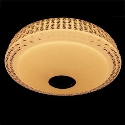 Stropní svítidlo Dekorativní lampa Dálkové ovládání APP zapuštěný držák Bluetooth hudebního reproduktoru