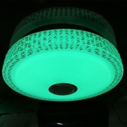 Stropní svítidlo Dekorativní lampa Dálkové ovládání APP zapuštěný držák Bluetooth hudebního reproduktoru