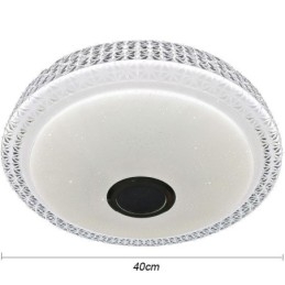 Stropní svítidlo Dekorativní lampa Dálkové ovládání APP zapuštěný držák Bluetooth hudebního reproduktoru