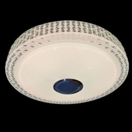 Stropní svítidlo Dekorativní lampa Dálkové ovládání APP zapuštěný držák Bluetooth hudebního reproduktoru