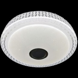 Stropní svítidlo Dekorativní lampa Dálkové ovládání APP zapuštěný držák Bluetooth hudebního reproduktoru