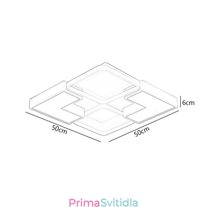Akrylové zapuštěné stropní svítidlo pro kreativní dekorace