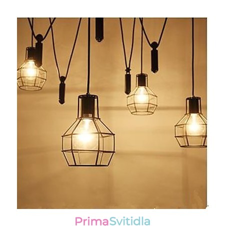 Jídelní Sedací Lustr Americké country lampy a lucerny Zvedněte drobné klece Droplight Jídelní Sedací Lustr Americké country lampy a lucerny Zvedněte drobné klece Droplight